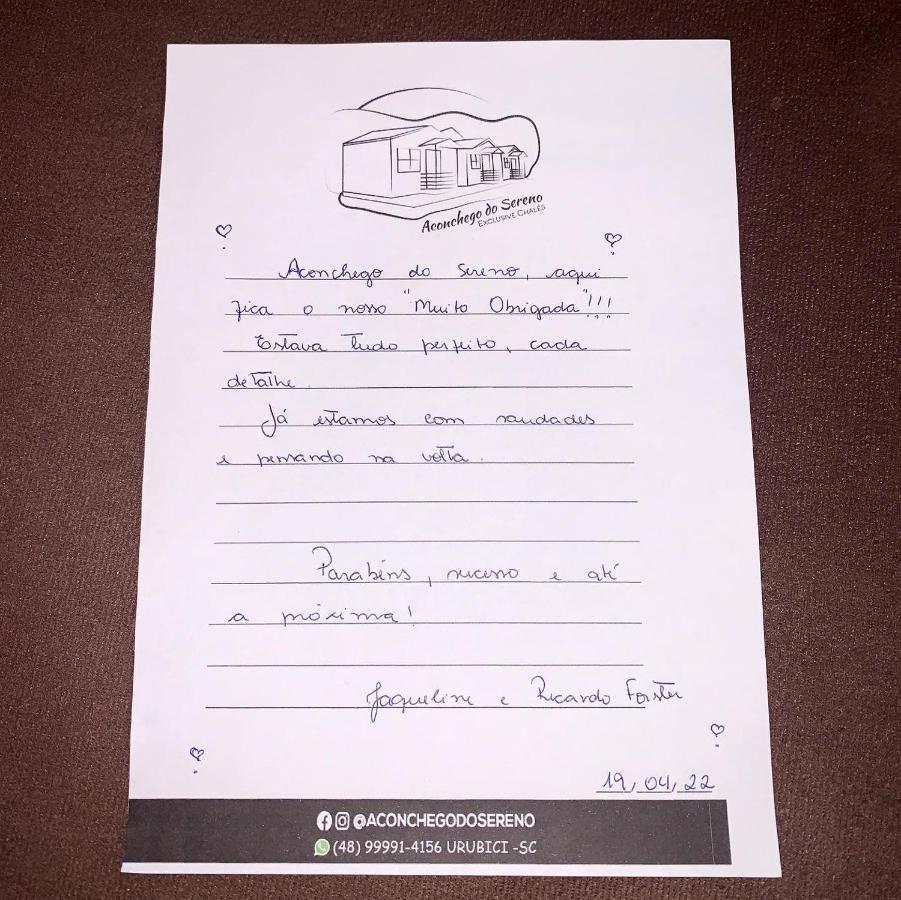 Aconchego Do Sereno Exclusive Chales Urubici Bagian luar foto