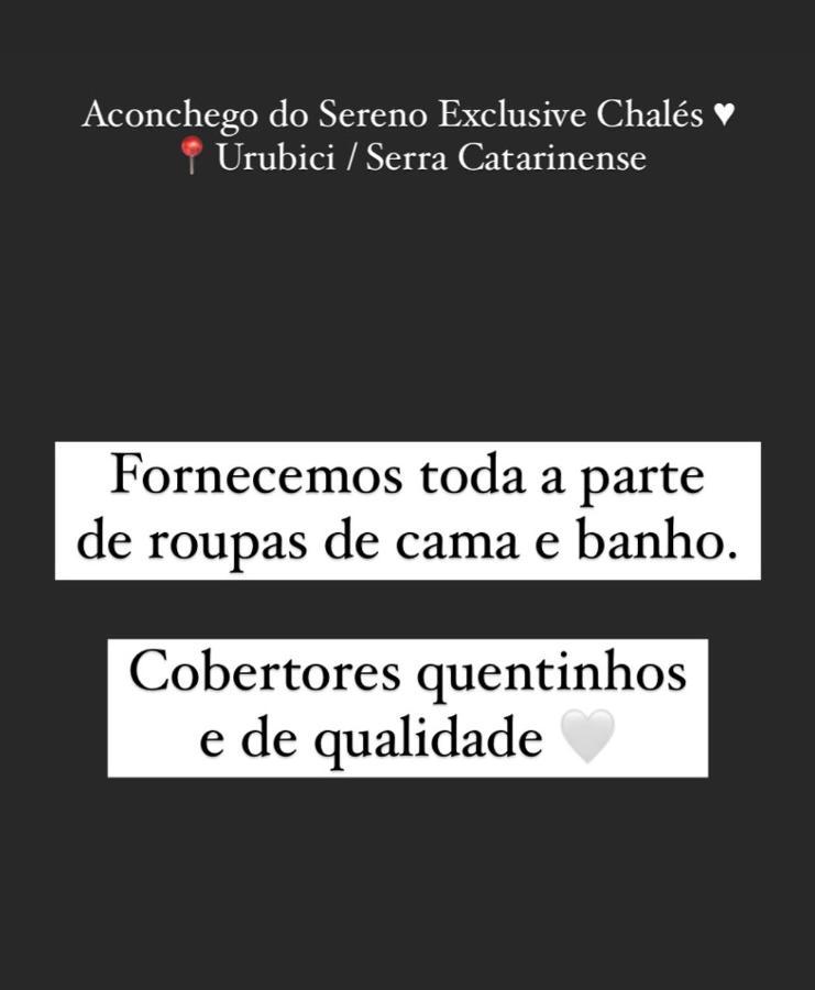 Aconchego Do Sereno Exclusive Chales Urubici Bagian luar foto